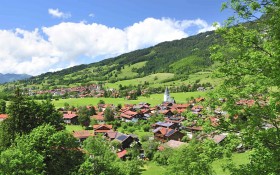 Die Aussicht auf Bad Oberdorf und Bad Hindelang