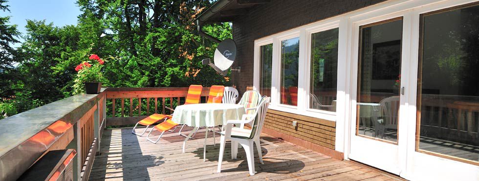 17 m² große Terrasse nach Süden